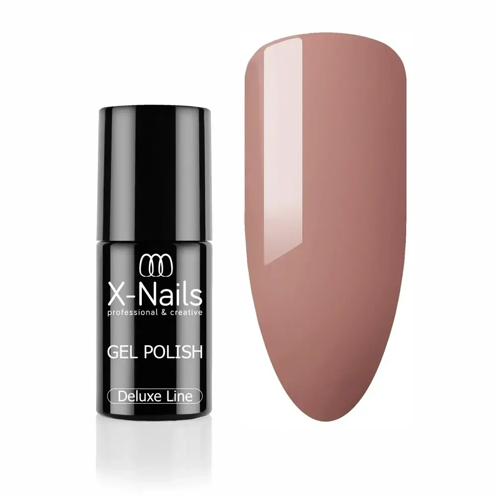 Profesionální gel lak Deluxe line, 5ml – MACCHIATO (světle hnědý, perfektně krycí gel lak)