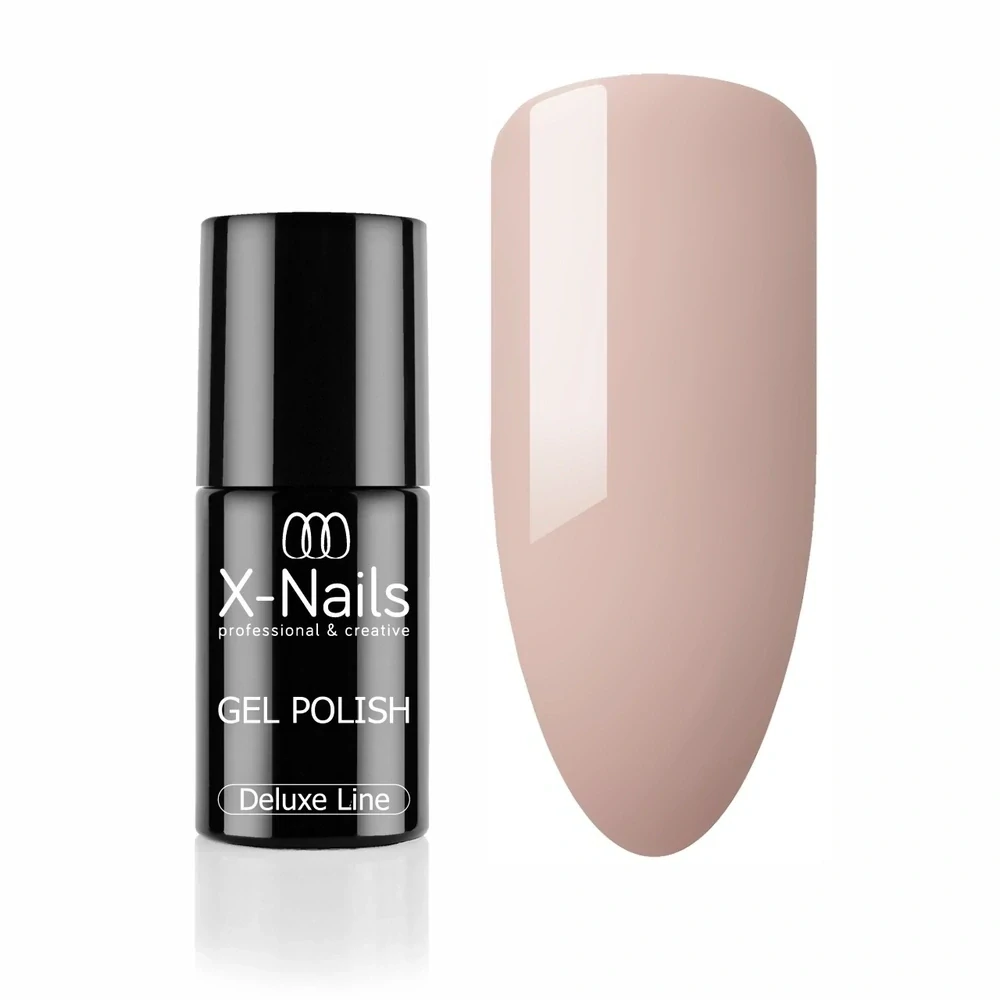 Profesionální gel lak Deluxe line, 5ml – POWDERED (střední tělový nude, perfektně krycí gel lak)