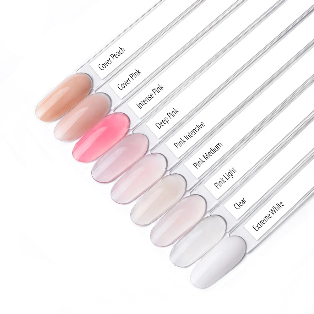 Profesionální akrylový pudr na nehty, 15g - PINK MEDIUM (neutrální růžová s decentním tónem)