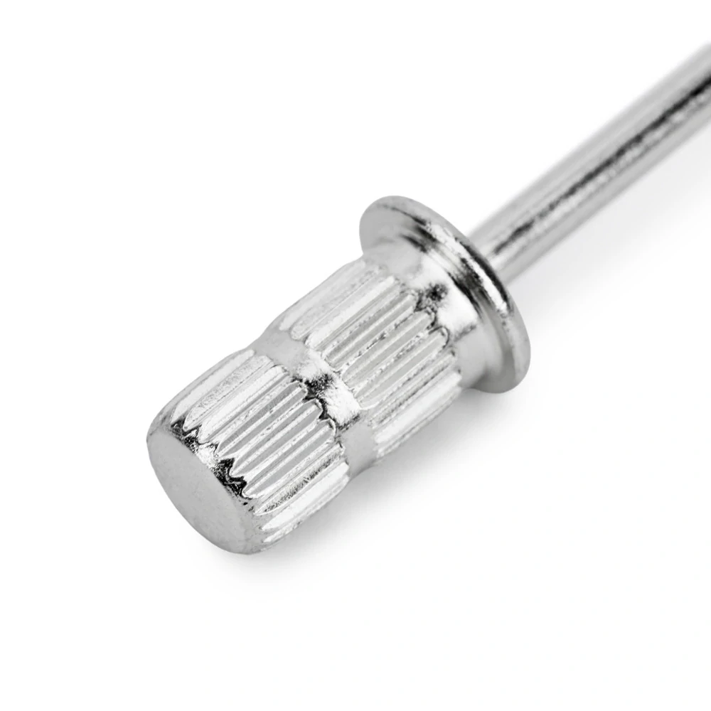 Držák brusných válečků – stříbrný, průměr 6 mm