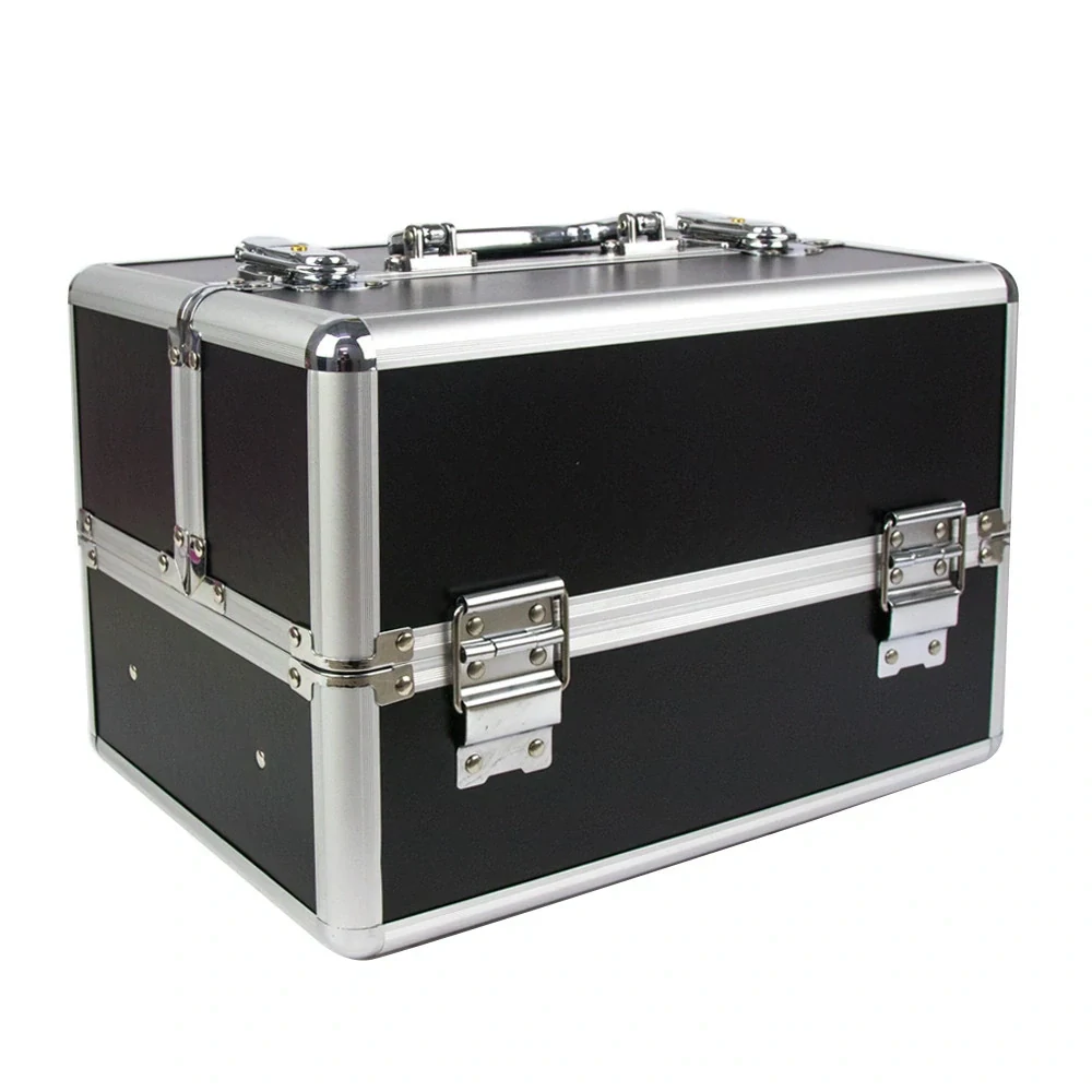 Startovací sada na gel lak s lampou 256W a luxusním kufříkem Luxury case black + DÁREK & DOPRAVA ZDARMA