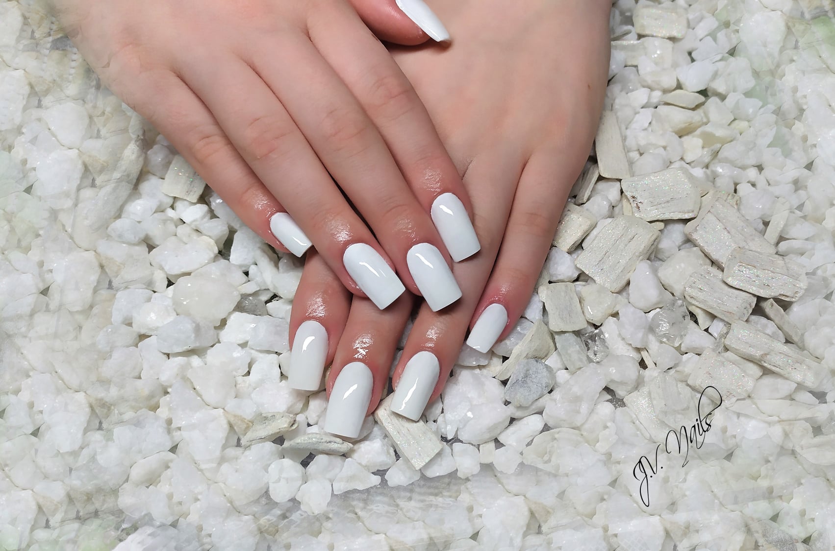 X-NAILS Bílý stavební UV gel Perfect Line, 15 ml - ULTRA WHITE FRENCH