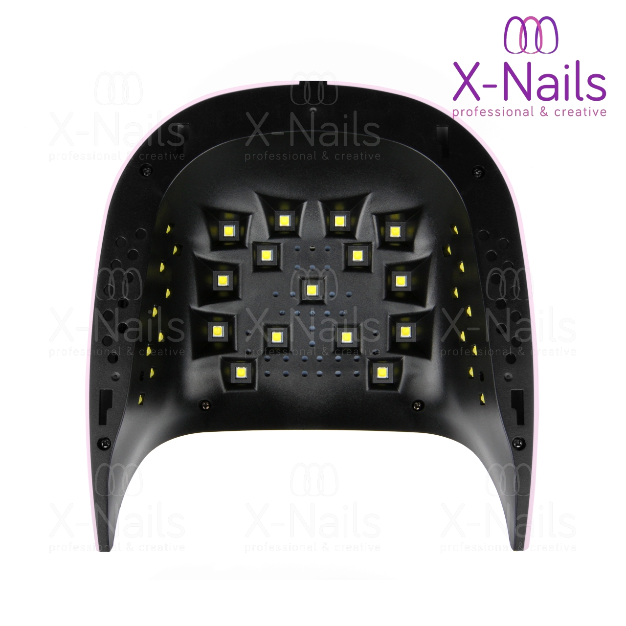 X-NAILS duální UV/LED lampa na nehty 60W – PROFESSIONAL No.7 RŮŽOVÁ
