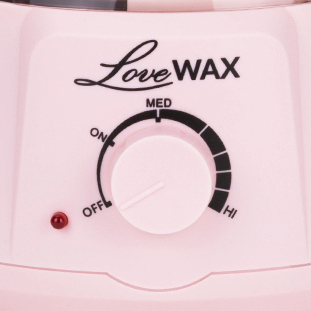 Profesionální ohřívač depilačního vosku LoveWax AX300 růžový 100W, 500 ml