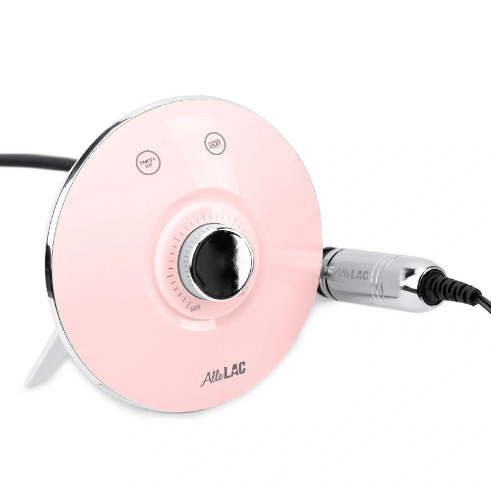 Bruska na nehty M17 68 W – 45 000 ot./min., LCD, růžová