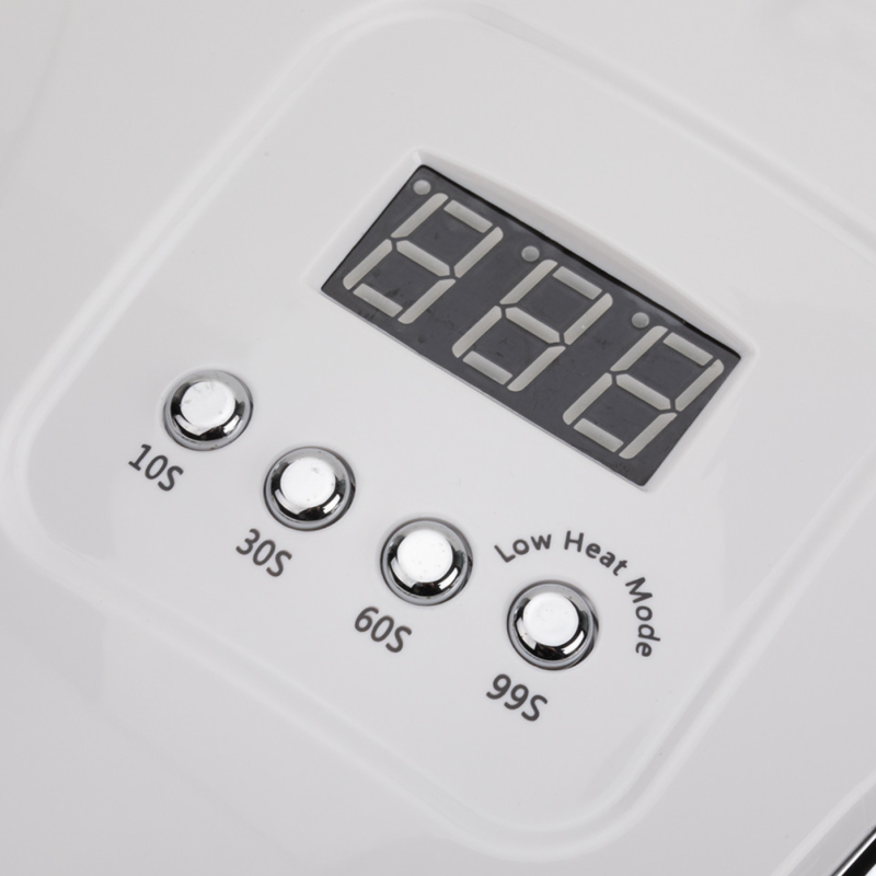 Duální UV/LED lampa na nehty 180W – MOLLY X7 LUX s LCD displejem (režim pro citlivé nehty, extra výkonná)