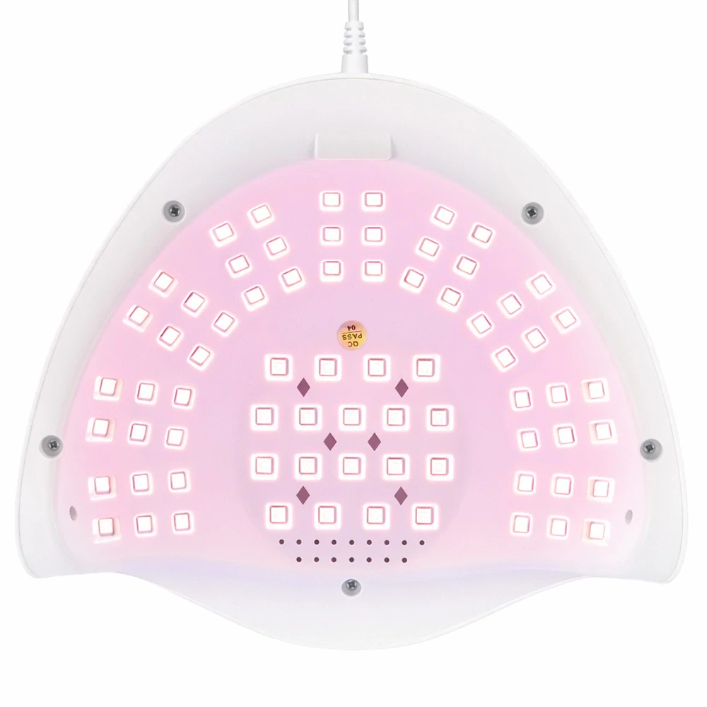 UV/LED lampa na nehty X20 MAX 258 W – 72 diod, Low Heat mode (červené světlo)