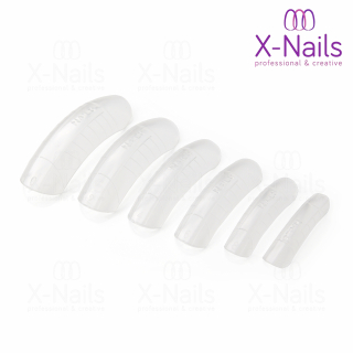 Duální nehtové šablony na polygel 120 ks - FORMY NA POLYGEL POLY DUAL