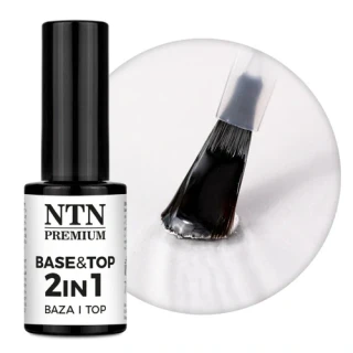 Báze a top 2v1 NTN Premium Base & Top, 7 g – tvrdý samonivelační gel lak