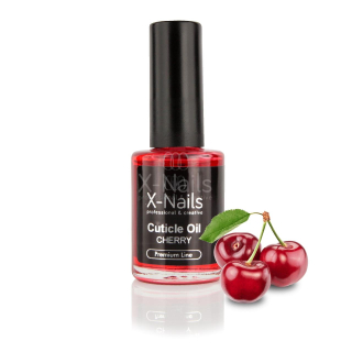 X-NAILS Cuticle Oil Cherry- výživný nehtový olejíček 10 ml - TŘEŠEŇ