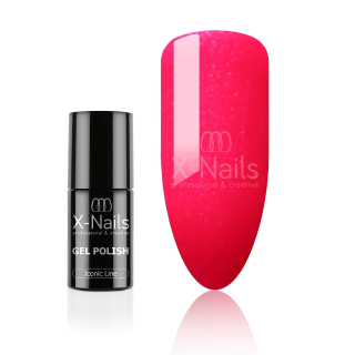 Gel lak Iconic line, 6g – SHIMMER CERISE (sytě růžová s jemným třpytem)