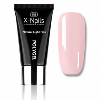 X-NAILS UV/LED poly gel v tubě 30 ml - POLYGEL NATURAL LIGHT PINK