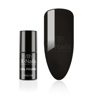 Gel lak Iconic line, 6g – JUST BLACK (klasická černá)