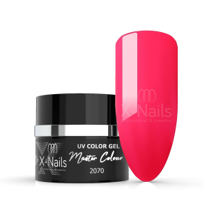 X-NAILS bezvýpotkový UV/LED gel Master Line, 5 ml - NEON PINK