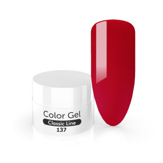 X-NAILS barevný UV gel Classic Line, 5 ml - CARMINE RED