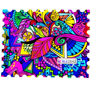 Barevné vodolepky na nehty - ABSTRACT