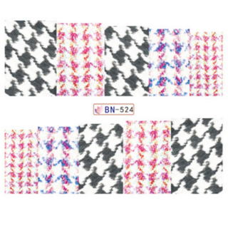 Barevné vánoční vodolepky na nehty - Winter Sweater 