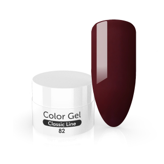 Barevný UV gel Color Line, 5 ml - MAHAGONY (středně mahagonová)