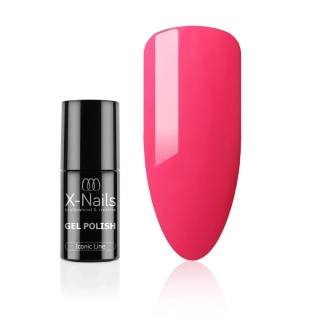 Gel lak Iconic line, 6g – RIBBON (sytá červenorůžová)