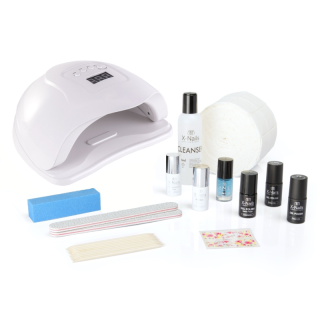 Startovací sada na gel lak – sada na gelové nehty s lampou 120W HOME SET (super výkonná lampa 120W)