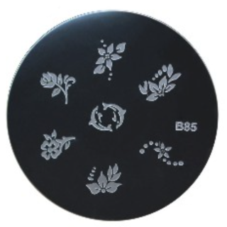 Razítkovací destička na nehty – ORNAMENTY B85