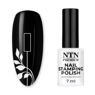 Razítkovací lak na nehty – lak na razítka BÍLÝ, 7ml