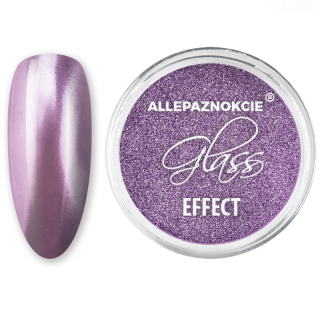Leštící pigment na nehty Glass Effect Lilac (fialkový zrcadlový efekt)