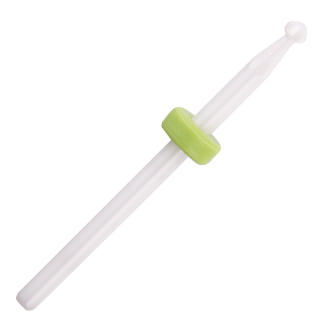 Keramická brusná fréza na nehty – brusný nástavec KULIČKA (hrubá frézka, zelený pruh)