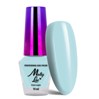 Klasický lak na nehty,10ml - Molly 105 (tyrkysový lak na nehty, vysoký lesk, výdrž až 12 dní)