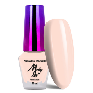 Klasický lak na nehty,10ml - Molly 67 (broskvový nude lak na nehty, vysoký lesk, výdrž až 12 dní)
