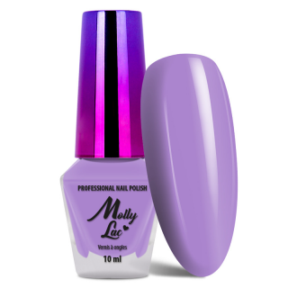 Klasický lak na nehty,10ml - Molly 334 (středně fialový lak na nehty, vysoký lesk, výdrž až 12 dní)