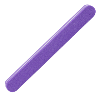 Pěnový pilník na nehty, rovný 100/180 - FIALOVÝ