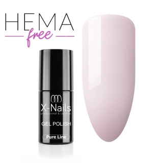 Hypoalergenní gel lak na nehty Pure line, 5ml – ETHERNAL (pivoňkově růžový, bez alergizujících složek HEMA)