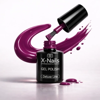 Profesionální gel lak Deluxe line, 5ml – IRIS (kosatcově fialový, perfektně krycí gel lak)
