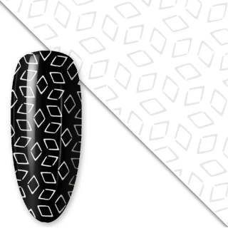 Zdobící transfer fólie 25cm - White Collection no. 8