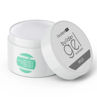 Profesionální stavební gel Excellent Pro, 15g - MILK (jednofázový, mléčně bílá)