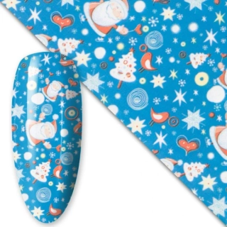 Zdobicí transfer fólie na nehty, 25cm - VÁNOCE 03