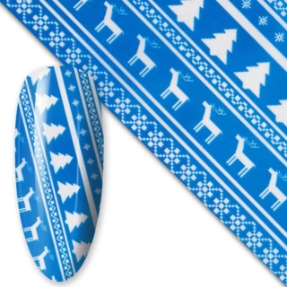 Zdobicí transfer fólie na nehty, 25cm - VÁNOCE 07