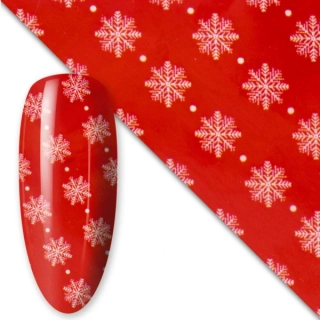 Zdobicí transfer fólie na nehty, 25cm - VÁNOCE 08