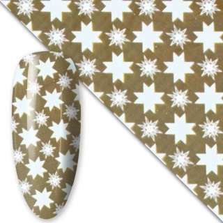 Zdobicí transfer fólie na nehty, 25cm - VÁNOCE 09