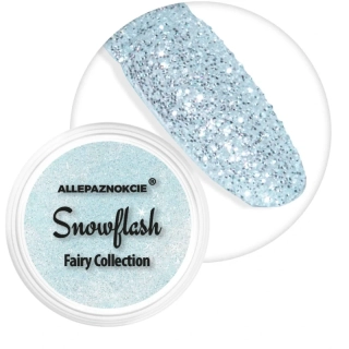 Jemný efektový glitter na nehty - SNOWFLASH č. 10 (třpytivý mrazivý efekt)