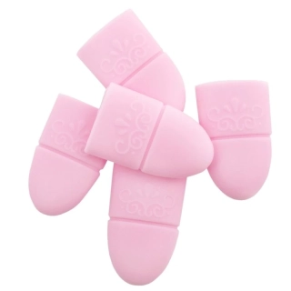 Silikonové klipy pro odstranění gel laku, 5 ks