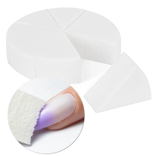 Houbička na ombré nehty a stínování nehtů, latex, 8 ks