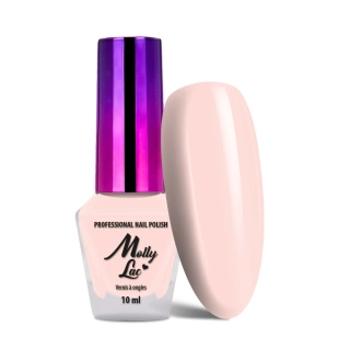 Klasický lak na nehty, 10ml - Molly 304 (jemně růžový lak na nehty, vysoký lesk, výdrž až 12 dní)