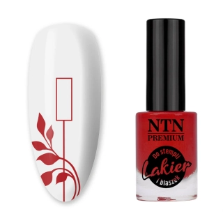 Razítkovací lak na nehty – lak na razítka ČERVENÝ, 7ml