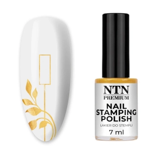 Razítkovací lak na nehty – lak na razítka ZLATÝ, 7ml