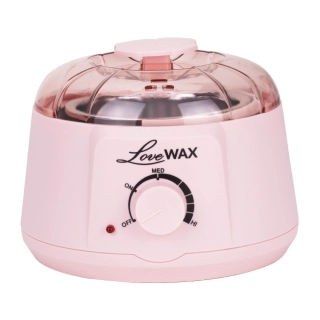 Profesionální ohřívač depilačního vosku LoveWax AX300 růžový 100W, 500 ml