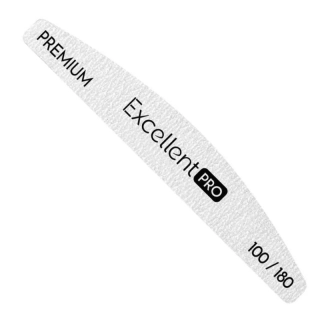 Pilník na nehty Excellent Premium – ROVNÝ 100/180 (nejpoužívanější pilník, prémiová kvalita)