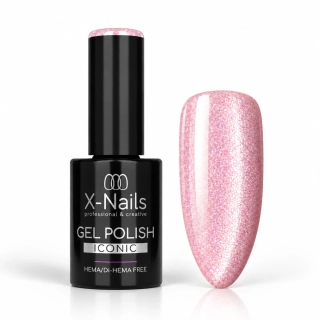 Gel lak Iconic Rose Stardust 5 g – třpytivě růžový, HEMA & Di-HEMA Free
