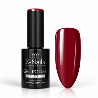 Gel lak Iconic Ruby Red 5 g – rubínově červený, HEMA & Di-HEMA Free